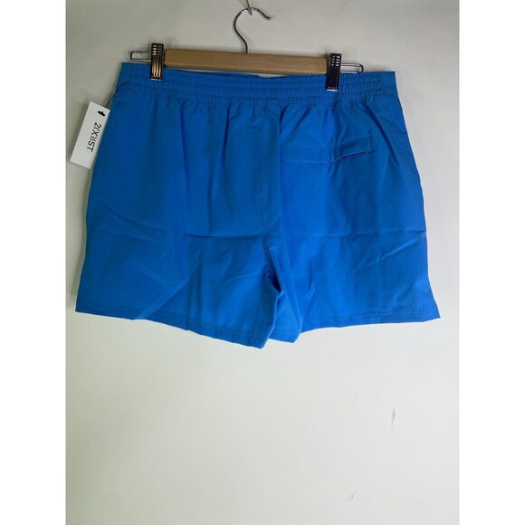2XIST Ibiza Mens Size M Malibu Blue Swim Shorts Trunks Swimwear Bottoms Pockets - Picture 2 of 9